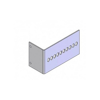 Havis 2-piece Equipment Mounting Bracket, 2.5inch Mounting Space, 1.43inch Bend (CEB25143)