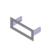 Havis 1-piece Equipment Mounting Bracket, (CEB35XG11P)