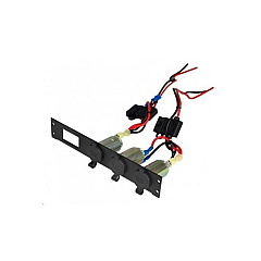 Havis 3lighter Plug Outlet W/1 Switch Cut Outs (CLP3PS1)