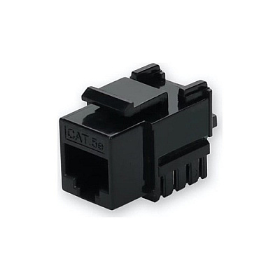 Add-On Cat5e Utp Punch Down Keystone Jack Dual (ADDC5EUJK9DBK)