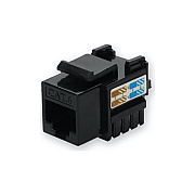 Add-On Cat6 Utp Punch Down Keystone Jack Dual (ADDC6UJK9DBK)