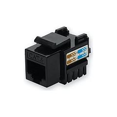 Add-On Cat6 Utp Punch Down Keystone Jack Dual (ADDC6UJK9DBK)