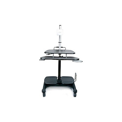 Ergoguys Aidata Sit/stand Mobile Pc Cart W/ Mount (LDC003P)