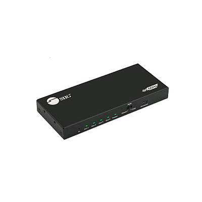 SIIG 4 Port 4k60hz Hdmi Hdr Splitter (CEH26C11S1)