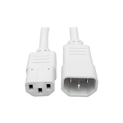 Tripp Lite 2ft Computer Power Extension Cord 10a (P004002AWH)