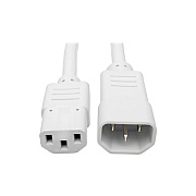 Tripp Lite 3ft Hd Power Cord 15a C14 C13 White (P005003AWH)