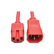Tripp Lite 3ft Heavy Duty Power Cord C14 C15 Red (P018003ARD)