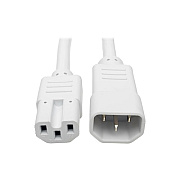 Tripp Lite 3ft Heavy Duty Power Cord C14 C15 White (P018003AWH)