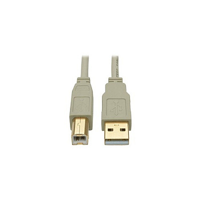 Tripp Lite 10ft Usb 2.0 Hi-speed A/b Cable Mm Beige (U022010BE)