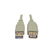 Tripp Lite 6ft Usb 2.0 Hi-speed A/a Cable M/m Beige (U024006BE)