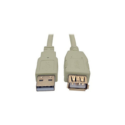 Tripp Lite 6ft Usb 2.0 Hi-speed A/a Cable M/m Beige (U024006BE)