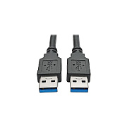Tripp Lite 3ft Usb Superspeed A/a Cable M/m Black (U320003BK)