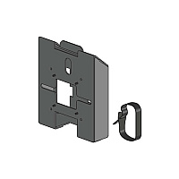 Spacepole Essentials: Wall Mount Straight (black) (SPV110702)