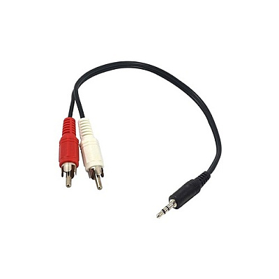 Axiom 3.5mm Stereo To 2 X Rca Cable (MJMRCAM6AX)