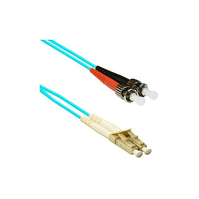 Enet Solutions Enet St To Lc 30m Om3 Aqua Patch Cable (STLC10G30MENC)