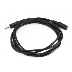 Monoprice 6ft 3.5mm Stereo Jack M/f Cable - Black (648)