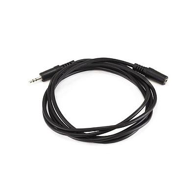 Monoprice 6ft 3.5mm Stereo Jack M/f Cable - Black (648)
