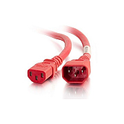 C2G 2ft C14 To C13 18/3 Sjt Red (17481)