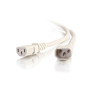 C2G 3ft C14 To C13 18/3 Sjt White (17491)