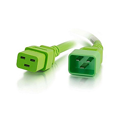 Leviton 3ft C20 To C19 12/3 Sjt Green (17723)