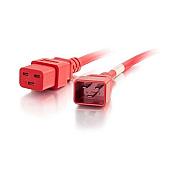 Leviton 8ft C20 To C19 12/3 Sjt Red (17745)