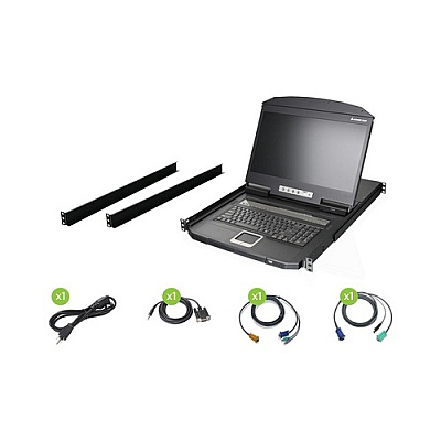 Iogear 18.5 Widescreenlcd 8 Port Kvm Taa (GCL1908W)