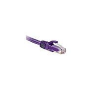 Enet Solutions Cat6a Purple 75ft Molded Boot Patch Cbl (C6APR75ENC)