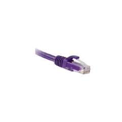 Enet Solutions Cat6a Purple 75ft Molded Boot Patch Cbl (C6APR75ENC)