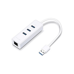 TP-Link 3-port Hub Gigabit Ethernet Adapter (UE330)