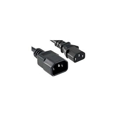 Enet Solutions C13 To C14 10ft Black Pwr Extension Cord (C13C1410FENC)