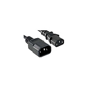 Enet Solutions C13 To C14 3ft Black Power Extension Cord / Cable 250v 18 Awg 10a Nema Iec-320 C13 To Iec-320 C14 3 - Lifetime Warranty (C13C143FENC)