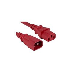 Enet Solutions C13 To C14 6ft Red Pwr Extension Cord (C13C14RD6FENC)