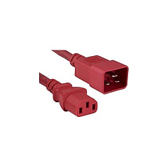 Enet Solutions C13 To C20 6ft Red Power Cord (C13C20RD6FENC)