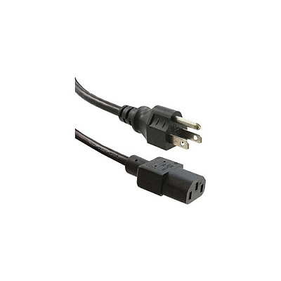 Enet Solutions 5-15p To C13 12ft Black Power Cord (N515C1312FENC)