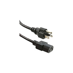 Enet Solutions 5-15p - C13 25ft Black Power Cord (N515C1325FENC)