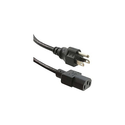 Enet Solutions 5-15p - C13 25ft Black Power Cord (N515C1325FENC)