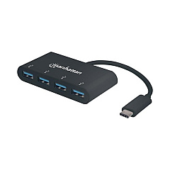 Manhattan - Strategic 4-port Usb 3.1-c Hub (162746)