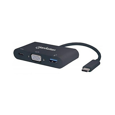 Manhattan - Strategic Usb 3.1-c Vga Dock Converter (152044)