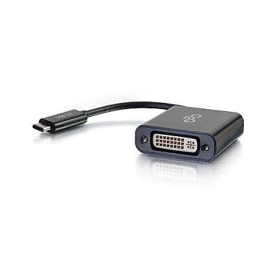 C2G Usb-c To Dvi Adapter Black (29483)