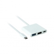Micropac Technologies Belgis 6 Inch Usb-c Male To 4k Hdmi, Usb (USB31C-HDMIF-3)