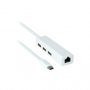 Micropac Technologies Belgis 7 Inch Usb-c Male To Gigabit Netw (USB31C-LAN-3)