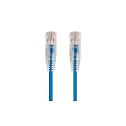 Monoprice Slimrun Cat6 Utp Cable-1ft Blue (13518)