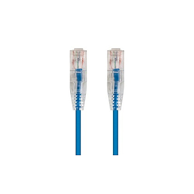 Monoprice Slimrun Cat6 Utp Cable-1ft Blue (13518)