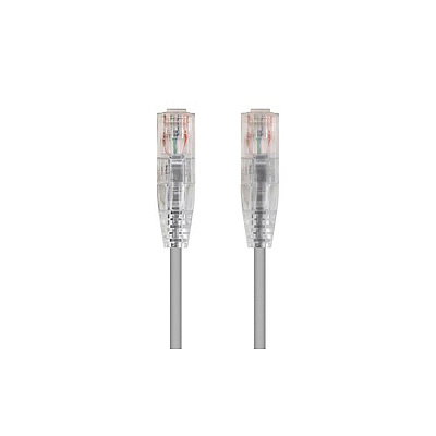 Monoprice Slimrun Cat6 Utp Cable-1ft Gray (13519)