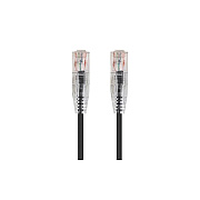Monoprice Slimrun Cat6 Utp Cable-3ft Black (13527)