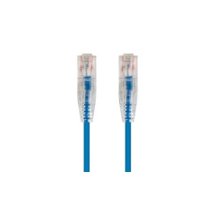 Monoprice Slimrun Cat6 Utp Cable-7ft Blue (13538)