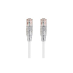 Monoprice Slimrun Cat6 Utp Cable-7ft White (13540)