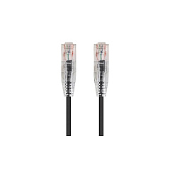 Monoprice Slimrun Cat6 Utp Cable-20ft Black (13552)