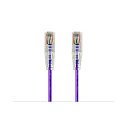 Monoprice Slimrun Cat6 Utp Cable-5ft Purple (14813)