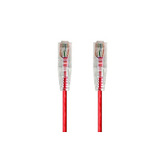 Monoprice Slimrun Cat6 Utp Cable-7ft Red (14814)